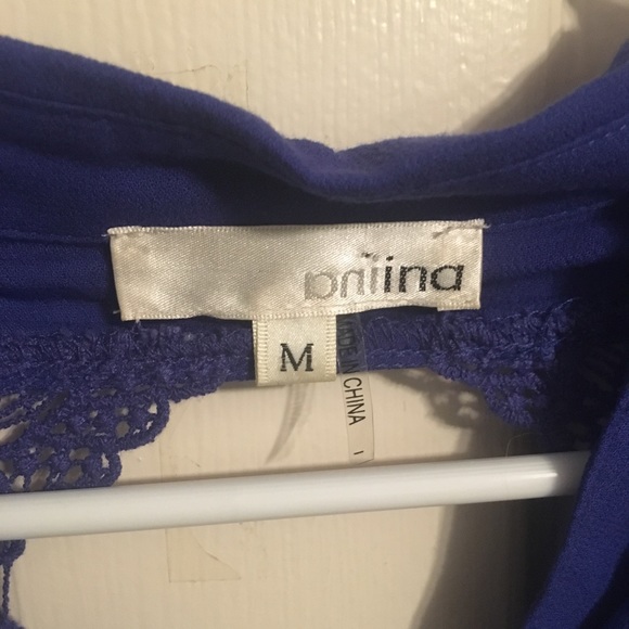 Blue button Blouse - Picture 3 of 3